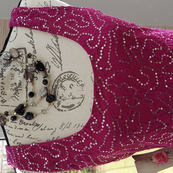 Lily Rose sleeveless dress size large - Picture 2 of 6